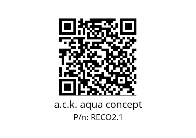   a.c.k. aqua concept RECO2.1