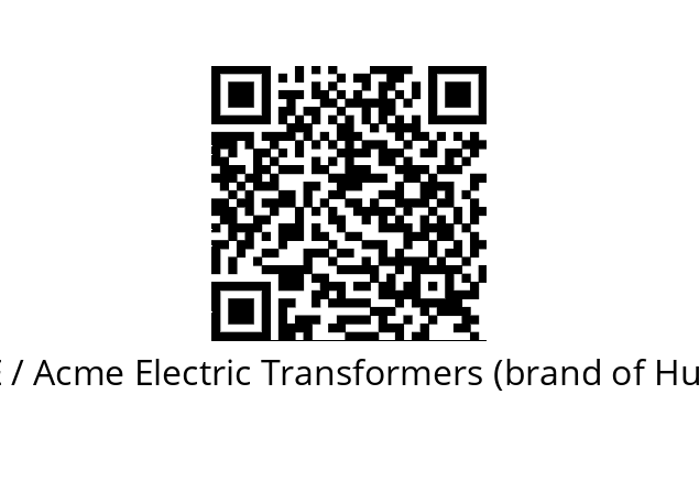  TB181143 ACME / Acme Electric Transformers (brand of Hubbell) 