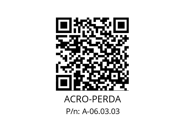   ACRO-PERDA A-06.03.03