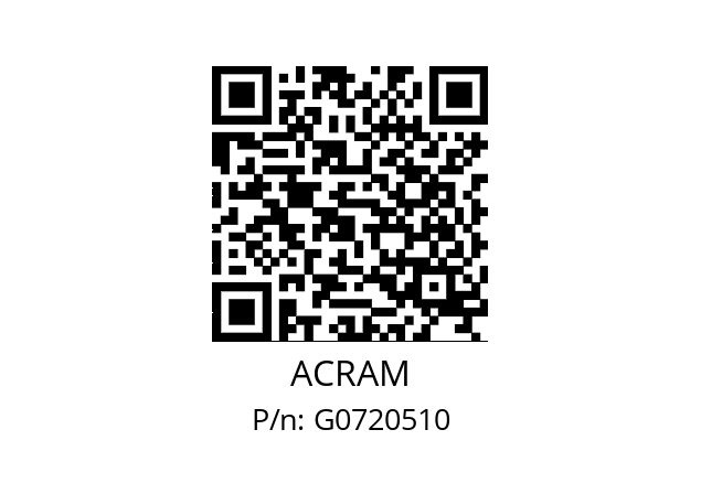   ACRAM G0720510