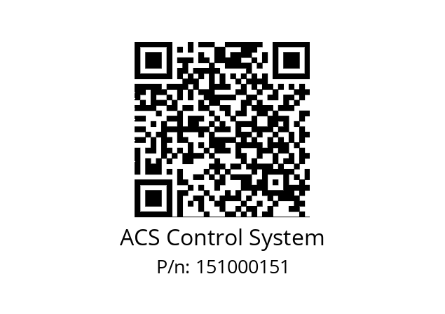   ACS Control System 151000151