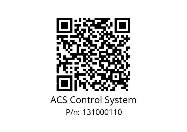   ACS Control System 131000110