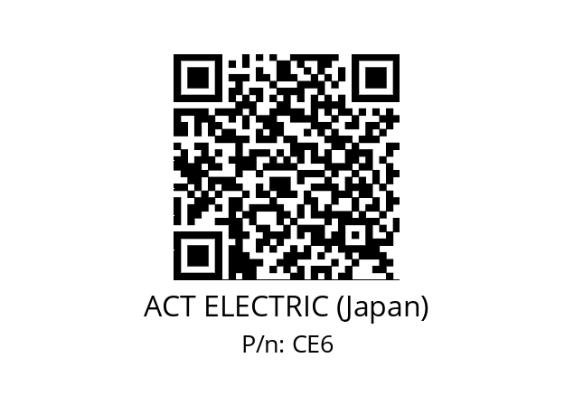   ACT ELECTRIC (Japan) CE6