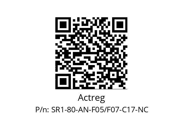   Actreg SR1-80-AN-F05/F07-C17-NC