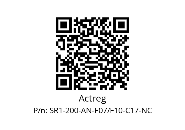   Actreg SR1-200-AN-F07/F10-C17-NC