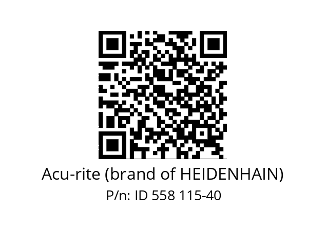   Acu-rite (brand of HEIDENHAIN) ID 558 115-40