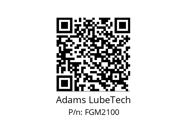   Adams LubeTech FGM2100