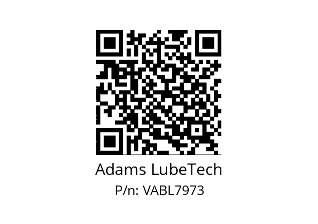   Adams LubeTech VABL7973