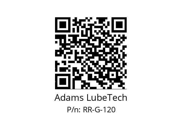   Adams LubeTech RR-G-120