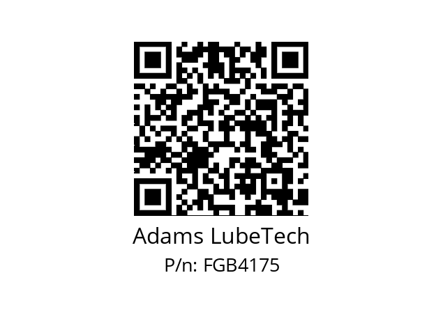   Adams LubeTech FGB4175