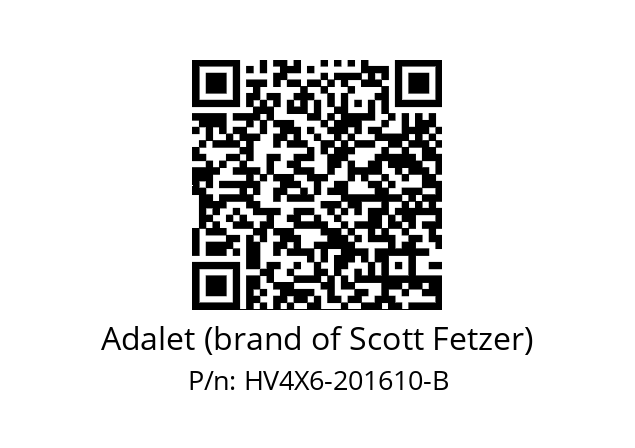   Adalet (brand of Scott Fetzer) HV4X6-201610-B