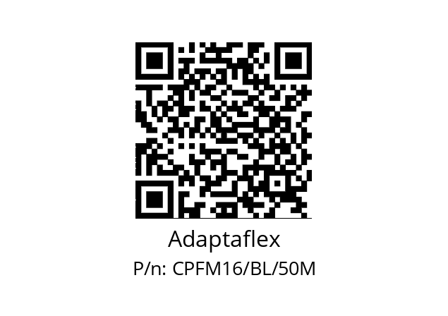   Adaptaflex CPFM16/BL/50M