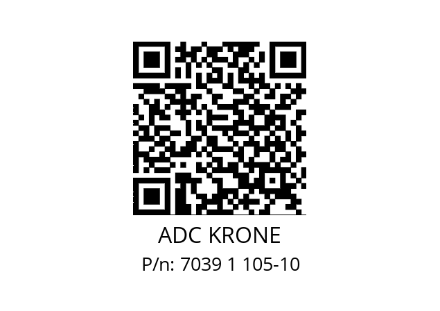   ADC KRONE 7039 1 105-10