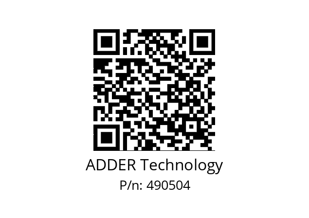  XD614P-DP  ADDER Technology 490504