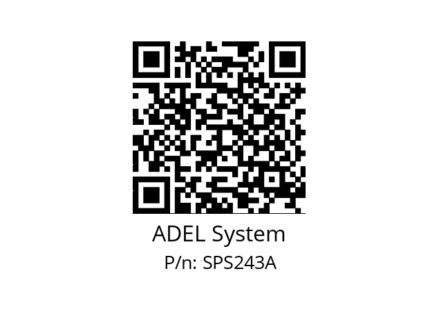   ADEL System SPS243A