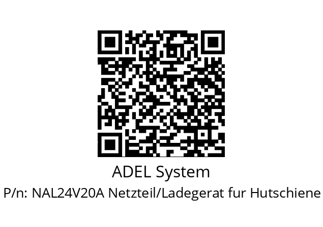   ADEL System NAL24V20A Netzteil/Ladegerat fur Hutschiene