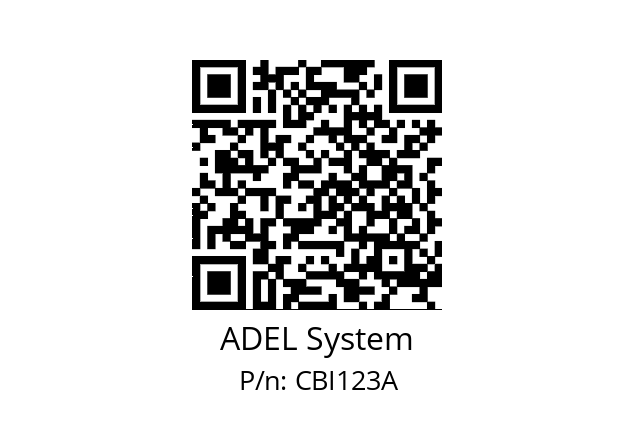   ADEL System CBI123A