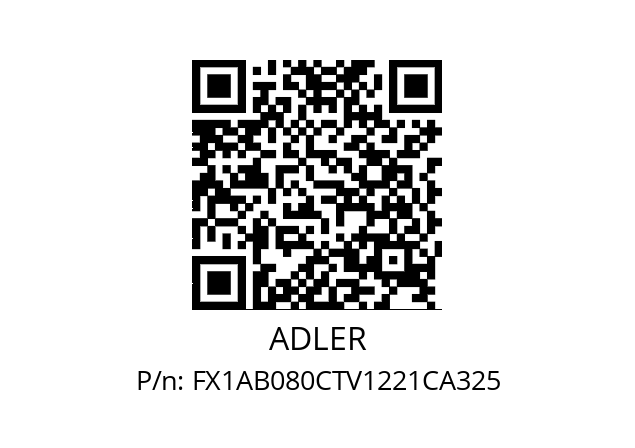   ADLER FX1AB080CTV1221CA325