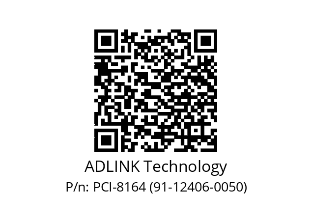   ADLINK Technology PCI-8164 (91-12406-0050)