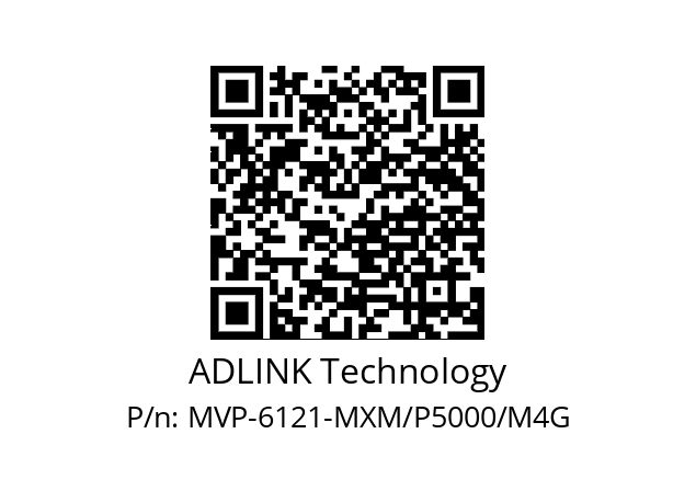   ADLINK Technology MVP-6121-MXM/P5000/M4G