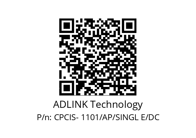   ADLINK Technology CPCIS- 1101/AP/SINGL E/DC