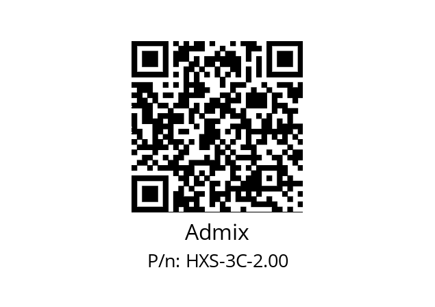   Admix HXS-3C-2.00