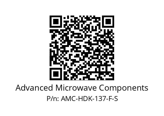   Advanced Microwave Components AMC-HDK-137-F-S