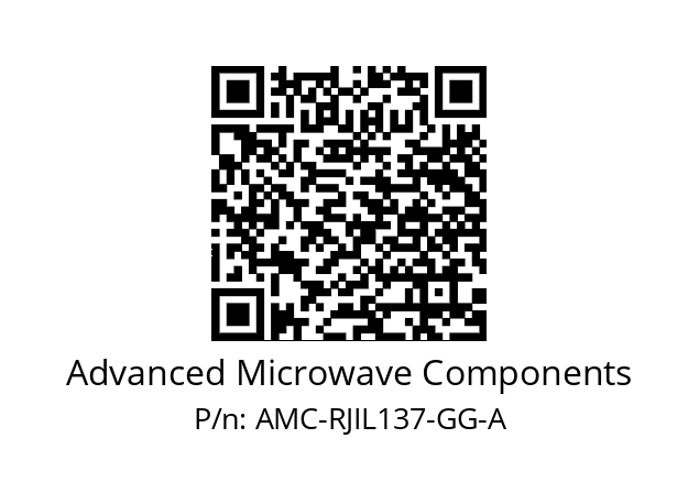   Advanced Microwave Components AMC-RJIL137-GG-A