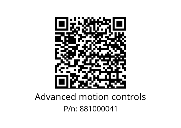  MC1XDZPE01 Advanced motion controls 881000041