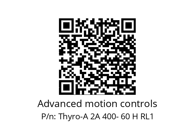   Advanced motion controls Thyro-A 2A 400- 60 H RL1