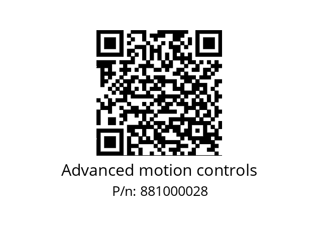   Advanced motion controls 881000028