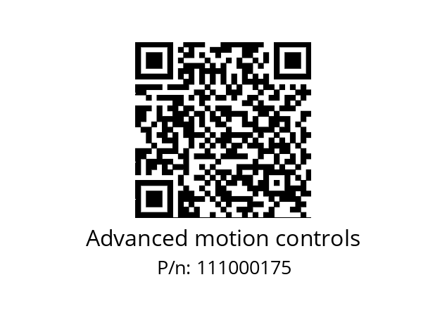   Advanced motion controls 111000175