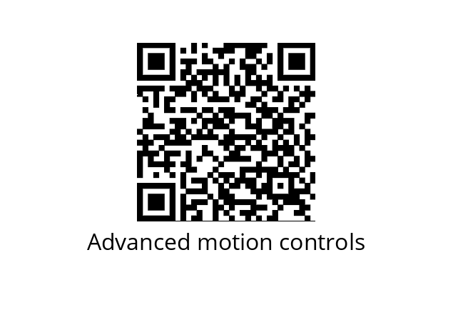  25A8E Advanced motion controls 