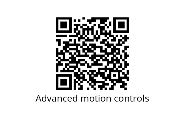  BE30A8E Advanced motion controls 