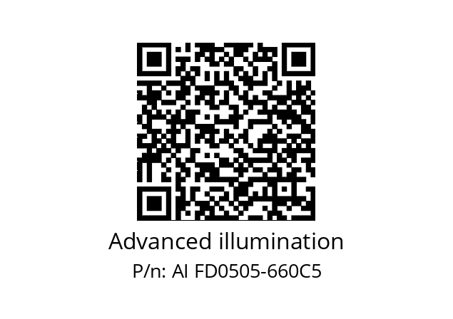   Advanced illumination AI FD0505-660C5