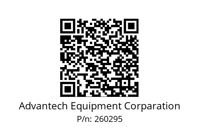   Advantech Equipment Corparation 260295