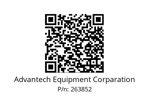   Advantech Equipment Corparation 263852