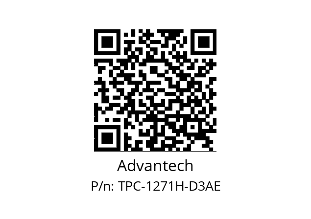   Advantech TPC-1271H-D3AE