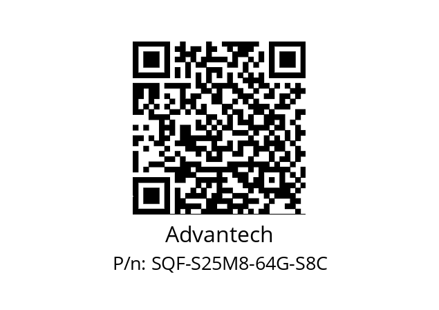   Advantech SQF-S25M8-64G-S8C