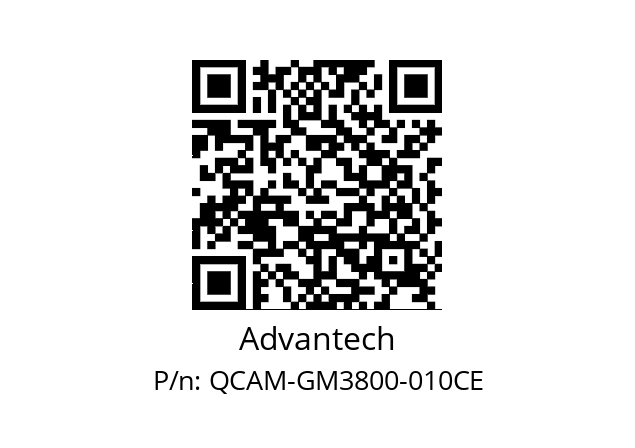   Advantech QCAM-GM3800-010CE