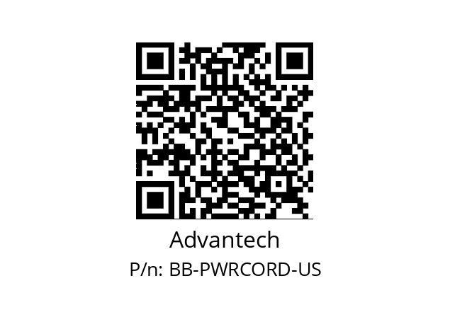   Advantech BB-PWRCORD-US