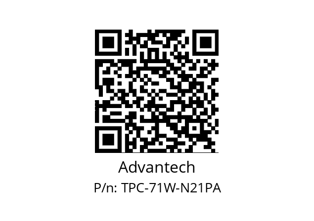   Advantech TPC-71W-N21PA