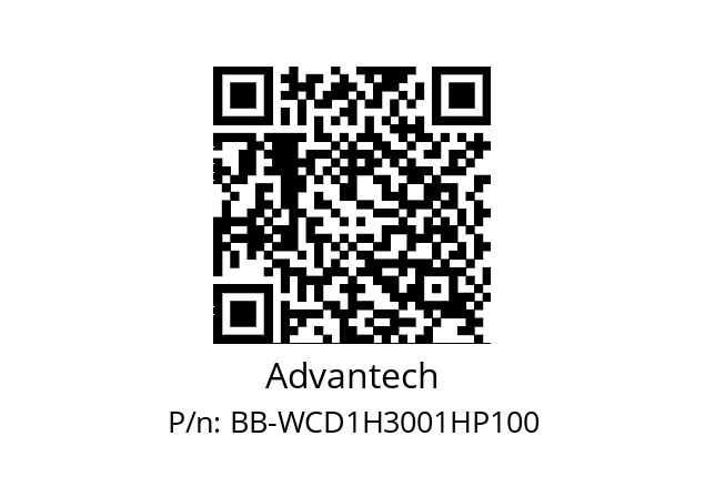   Advantech BB-WCD1H3001HP100