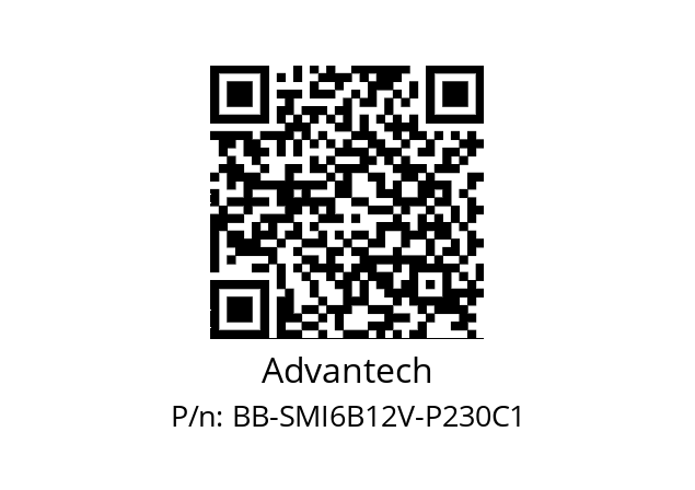   Advantech BB-SMI6B12V-P230C1