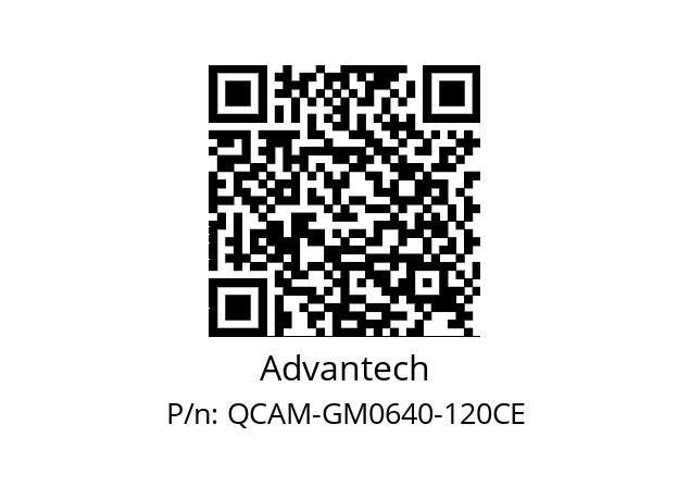   Advantech QCAM-GM0640-120CE