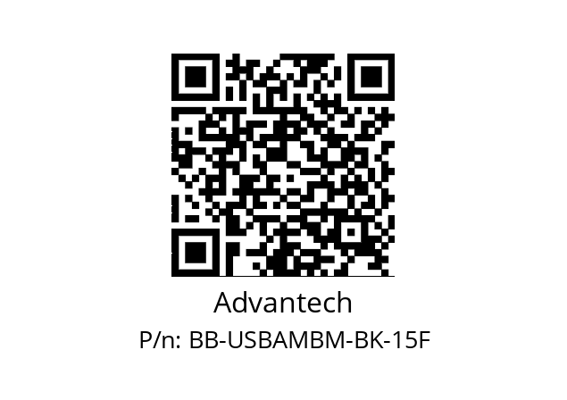   Advantech BB-USBAMBM-BK-15F