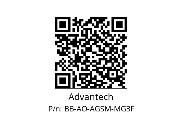   Advantech BB-AO-AGSM-MG3F