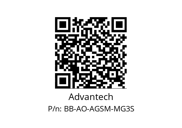   Advantech BB-AO-AGSM-MG3S