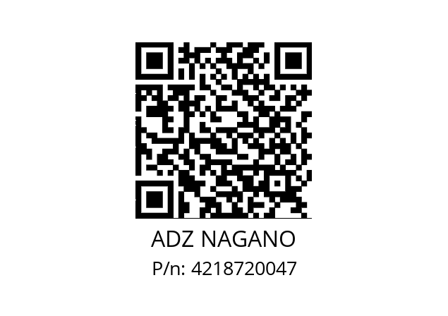   ADZ NAGANO 4218720047