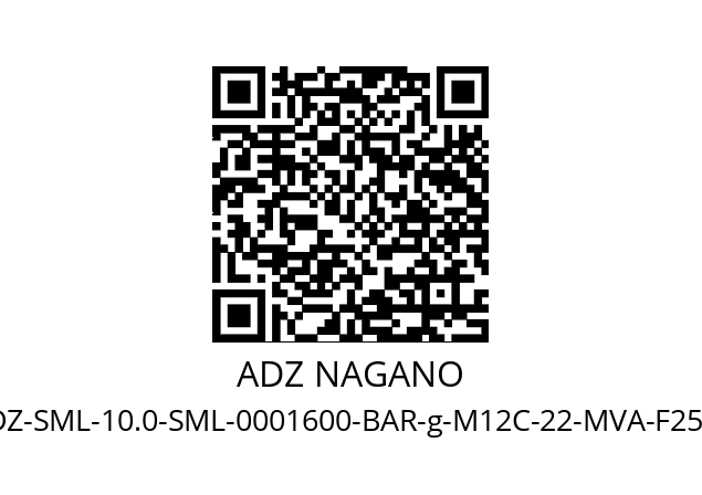   ADZ NAGANO ADZ-SML-10.0-SML-0001600-BAR-g-M12C-22-MVA-F25   0…16